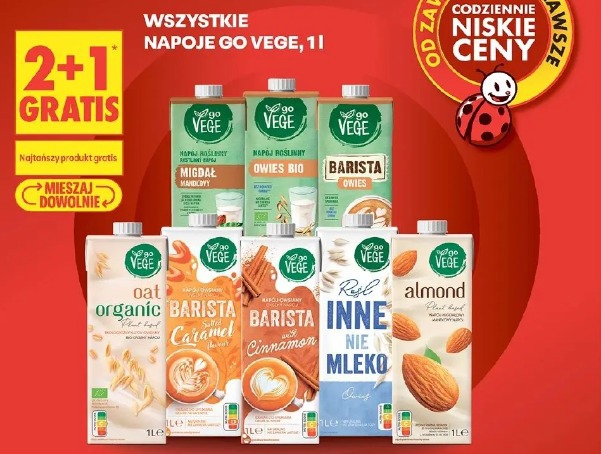 Wszystkie napoje Go Vege
