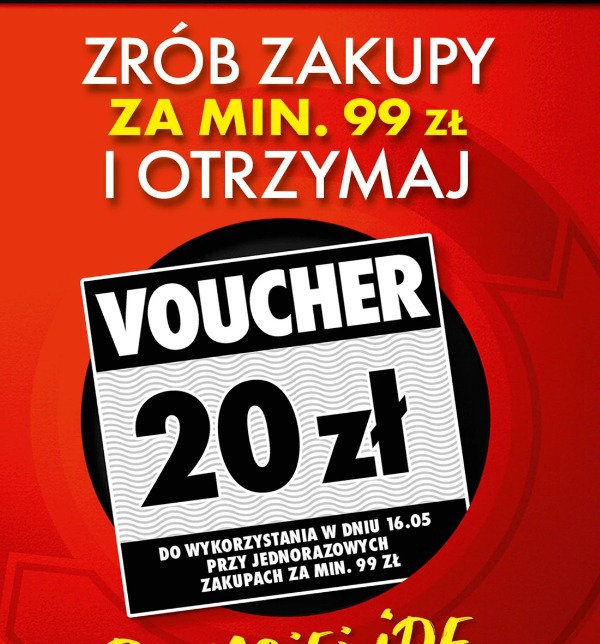 Voucher za zakupy za min. 99 zł
