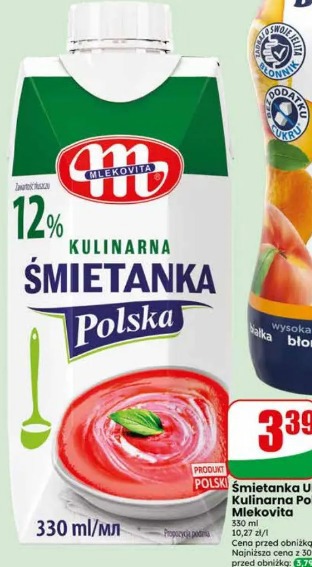 Śmietanka UHT 12% Kulinarna Polska Mlekovita