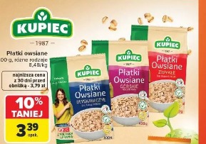 Kupiec płatki owsiane różne rodzaje