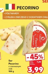 Ser Pecorino z czerwonym chili