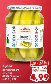 Stąd Takie Dobre ogórki konserwowe ćwiartki