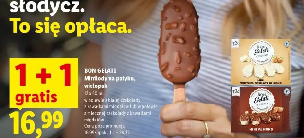 BON GELATI Minilody na patyku, wielopak