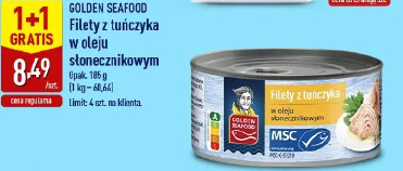 Golden Seafood Filety z tuńczyka w oleju słonecznikowym