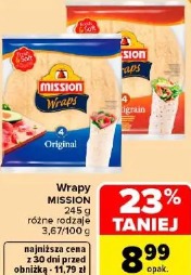 Wrapy MISSION różne rodzaje