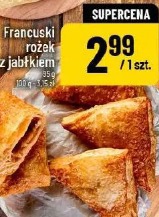 Francuski rożek z jabłkiem