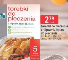 Torebki do pieczenia z klipsami/ Rękaw do pieczenia Elembal