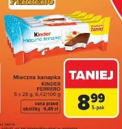 Mleczna kanapka Kinder Ferrero