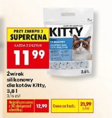 Żwirek silikonowy dla kotów Kitty
