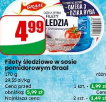 Filety śledziowe w sosie pomidorowym Graal