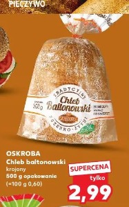 Oskroba Chleb baltonowski krojony