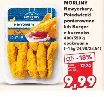 Morliny Newyorkery, Polędwiczki panierowane lub Burger z kurczaka