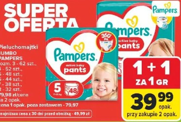 Pieluchomajtki JUMBO PAMPERS