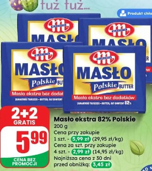 Masło ekstra 82% Polskie Mlekovita