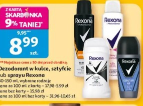 Dezodorant w kulce, sztyfcie lub sprayu Rexona