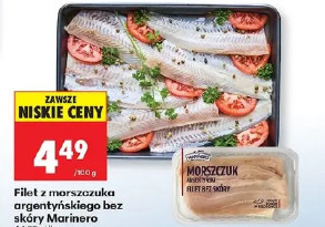 Filet z morszczuka argentyńskiego bez skóry Marinero