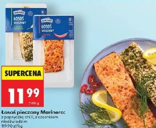 Łosoś pieczony Marinero