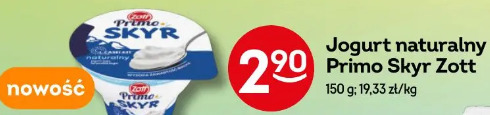 Jogurt naturalny Primo Skyr Zott