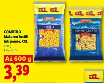 Combino Makaron fusilli lub penne, XXL