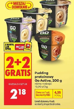Pudding proteinowy Go Active