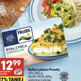 Ryba z pieca Frosta z brokułami