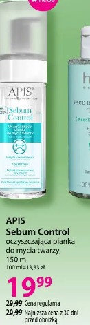 APIS Sebum Control oczyszczająca pianka do mycia twarzy