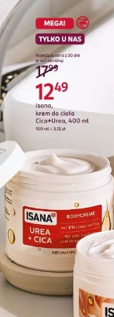 Isana, krem do ciała Cica+Urea