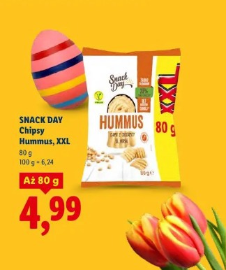 Snack Day Chipsy Hummus, XXL