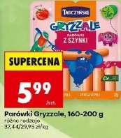 Parówki Gryzzale Tarczyński