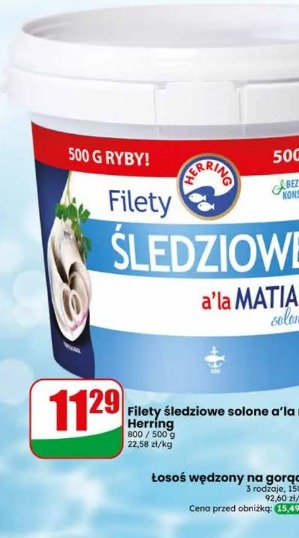 Filety śledziowe solone a'la matias Herring