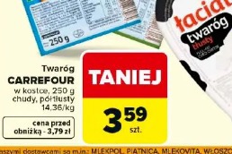 Twaróg CARREFOUR w kostce