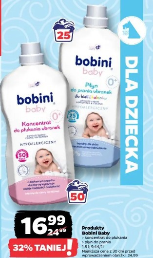 Bobini Baby koncentrat do płukania ubranek, płyn do prania