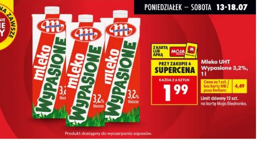 Mleko UHT Wypasione 3,2%
