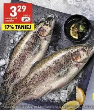 Pstrąg patroszony