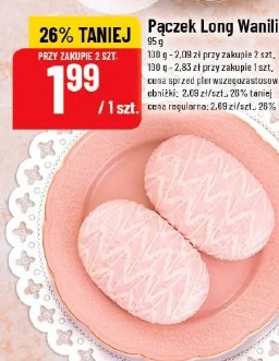 Pączek Long Wanilia