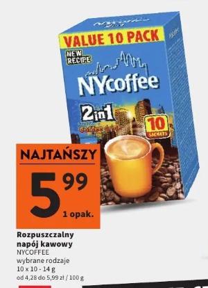 Rozpuszczalny napój kawowy NYCOFFEE
