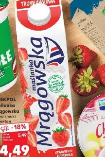 Mlekpol Maślanka Mrągowska różne smaki