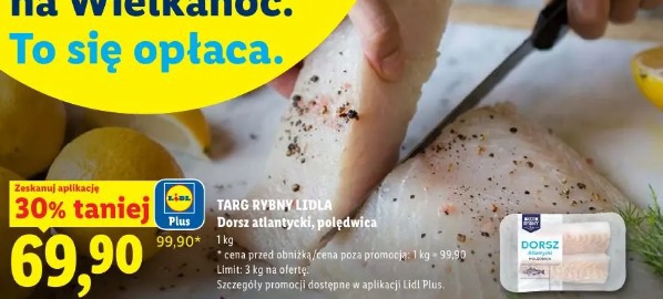 Targ Rybny Lidla Dorsz atlantycki, polędwica
