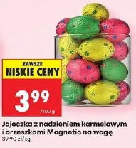 Jajeczka z nadzieniem karmelowym i orzeszkami Magnetic na wagę