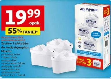 Zestaw 3 wkładów do wody Aquaphor Maxfor