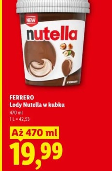 Ferrero Lody Nutella w kubku