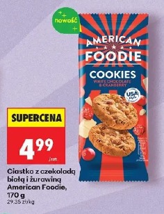 Ciastko z czekoladą białą i żurawiną American Foodie