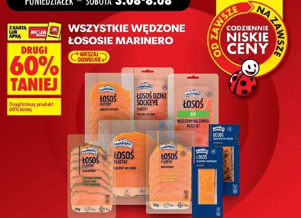Wszystkie wędzone łososie Marinero