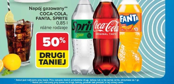 Coca-cola, Fanta, Sprite napój gazowany