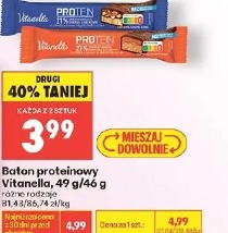 Baton proteinowy Vitanella różne rodzaje