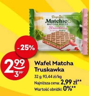 Wafel Matcha Truskawka