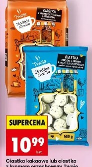 Ciastka kakaowe lub ciastka z kremem orzechowym Twoje Słodkie Chwile