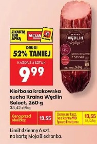 Kiełbasa krakowska sucha Kraina Wędlin Select