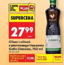 Oliwa z oliwek z pierwszego tłoczenia Gallo Classico