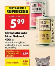 Karma dla kota Maxi Natural, 400 g